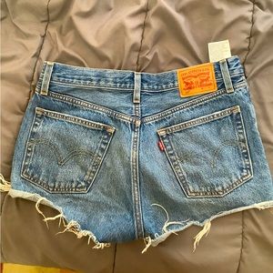levi's high waisted shorts